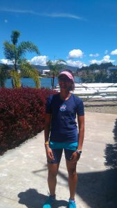 Atleta gaúcha na Colômbia