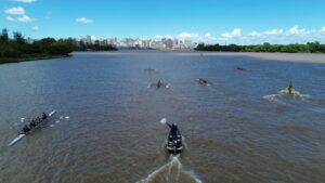 Mais de uma centena de provas foi disputada nas águas do Guaíba (Foto: Jossiano Leal/REMOSUL)